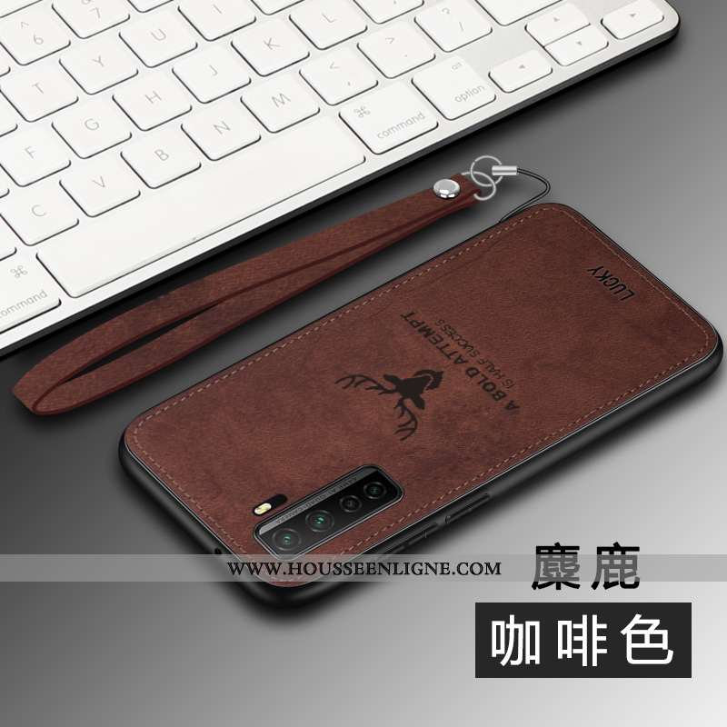 Coque Huawei P40 Lite 5g Tendance Modèle Fleurie À Bord Téléphone Portable Protection Rose Elk