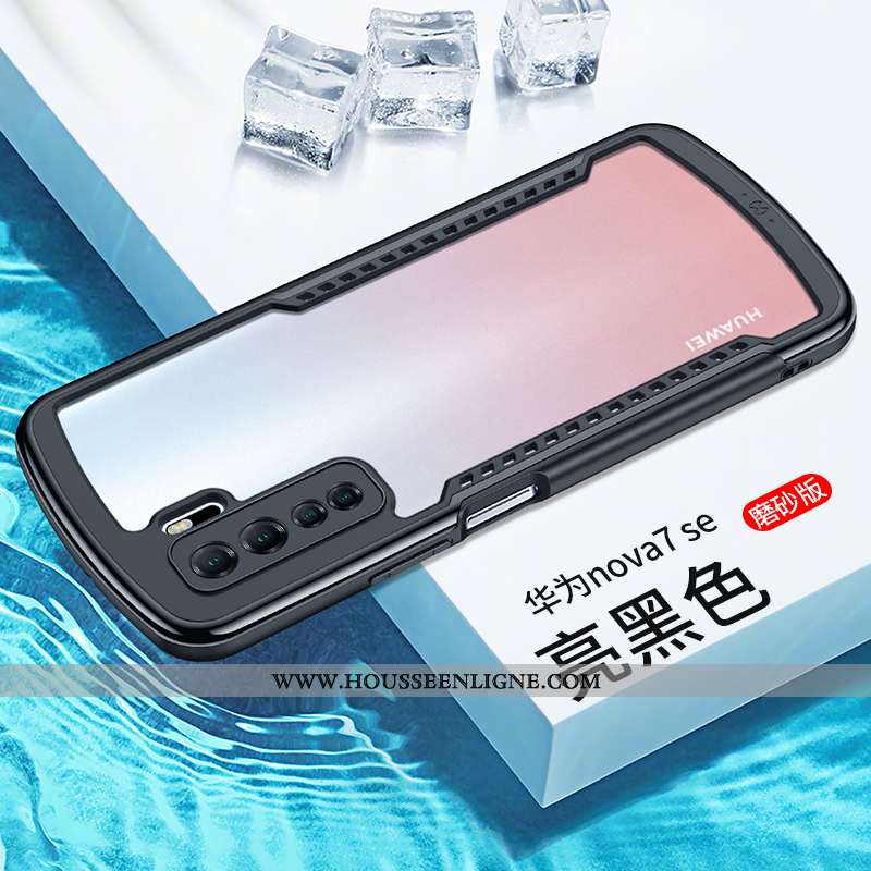 Coque Huawei P40 Lite 5g Verre Silicone Bleu Tout Compris Protection Étui Incassable