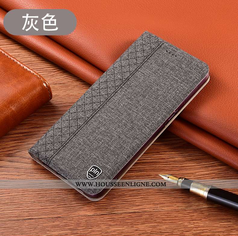 Coque Huawei P40 Lite Cuir Protection Étui Rose Incassable Téléphone Portable