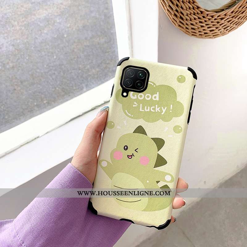 Coque Huawei P40 Lite Dessin Animé Fluide Doux Téléphone Portable Silicone Net Rouge Bleu Marin Bleu