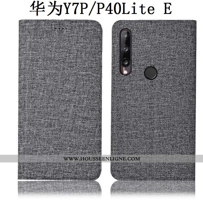 Coque Huawei P40 Lite E Cuir Protection Incassable Tout Compris Bleu Marin Housse Bleu Foncé