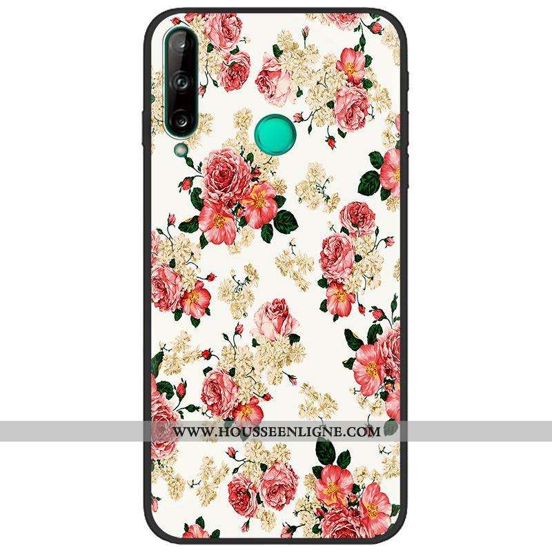 Coque Huawei P40 Lite E Délavé En Daim Créatif Bleu Marin Noir Peinture Téléphone Portable Bleu Fonc