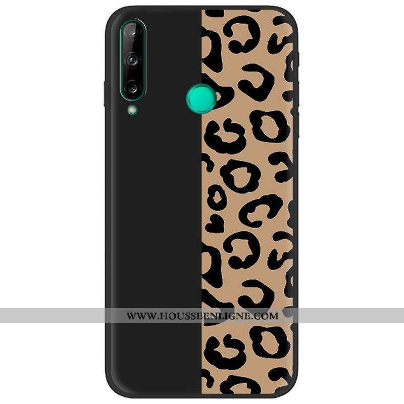 Coque Huawei P40 Lite E Délavé En Daim Créatif Bleu Marin Noir Peinture Téléphone Portable Bleu Fonc