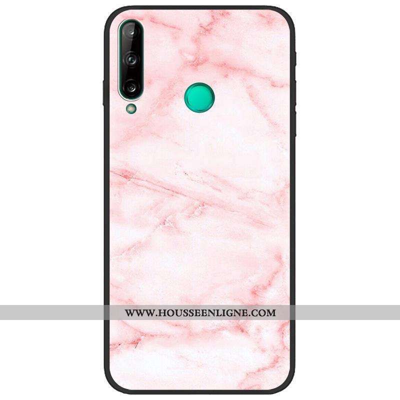 Coque Huawei P40 Lite E Délavé En Daim Créatif Bleu Marin Noir Peinture Téléphone Portable Bleu Fonc