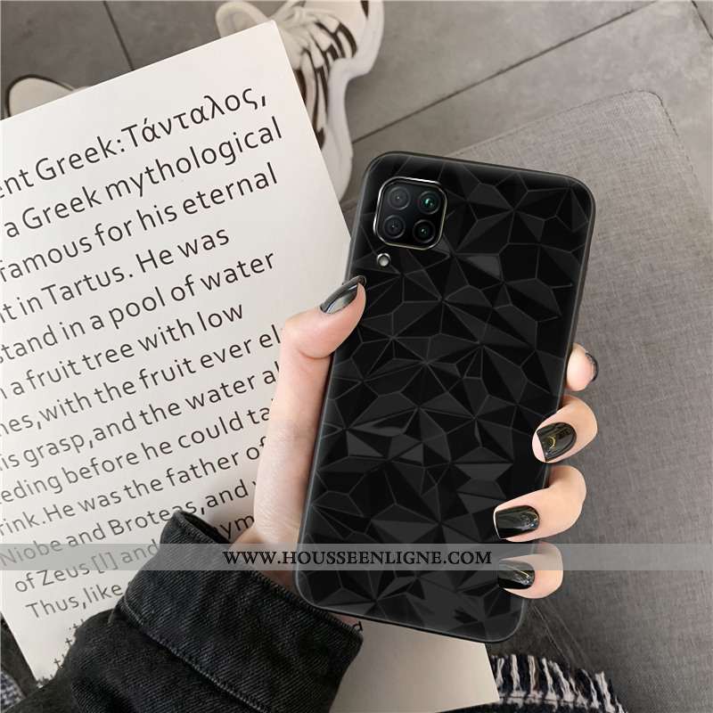 Coque Huawei P40 Lite Modèle Fleurie Protection Rose Étui Losange Simple