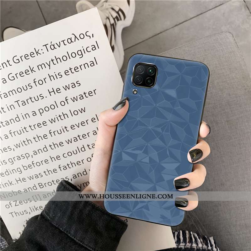 Coque Huawei P40 Lite Modèle Fleurie Protection Rose Étui Losange Simple