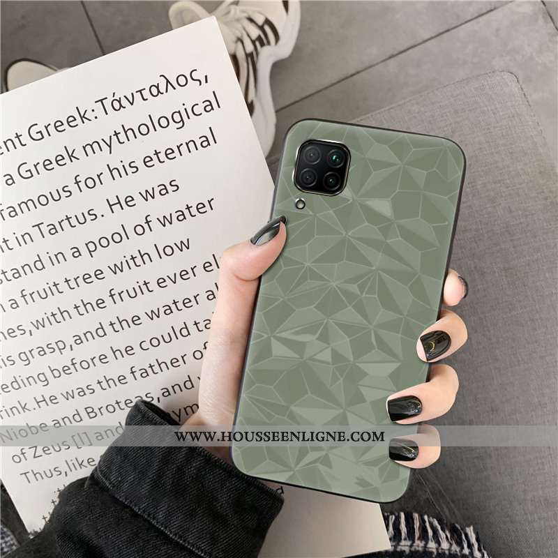 Coque Huawei P40 Lite Modèle Fleurie Protection Rose Étui Losange Simple
