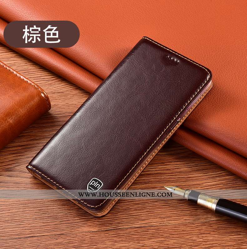 Coque Huawei P40 Lite Modèle Fleurie Protection Téléphone Portable Cuir Véritable Étui Housse Tout C
