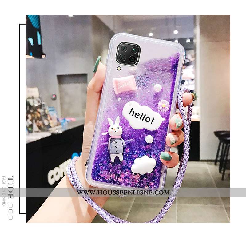 Coque Huawei P40 Lite Silicone Protection Violet Légères Légère Nouveau