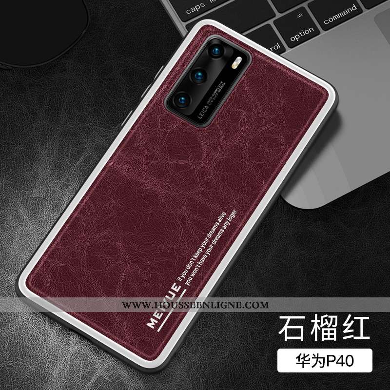 Coque Huawei P40 Légère Fluide Doux Nouveau Luxe Silicone Ultra Incassable Bleu Foncé