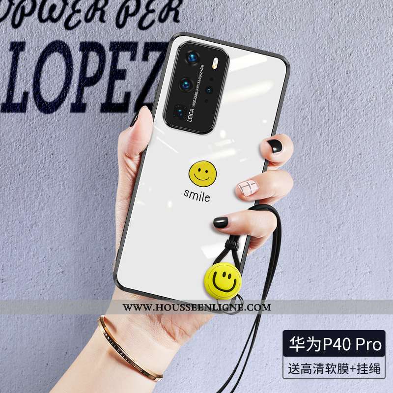 Coque Huawei P40 Personnalité Créatif Simple Téléphone Portable Étui Incassable Tout Compris Verte