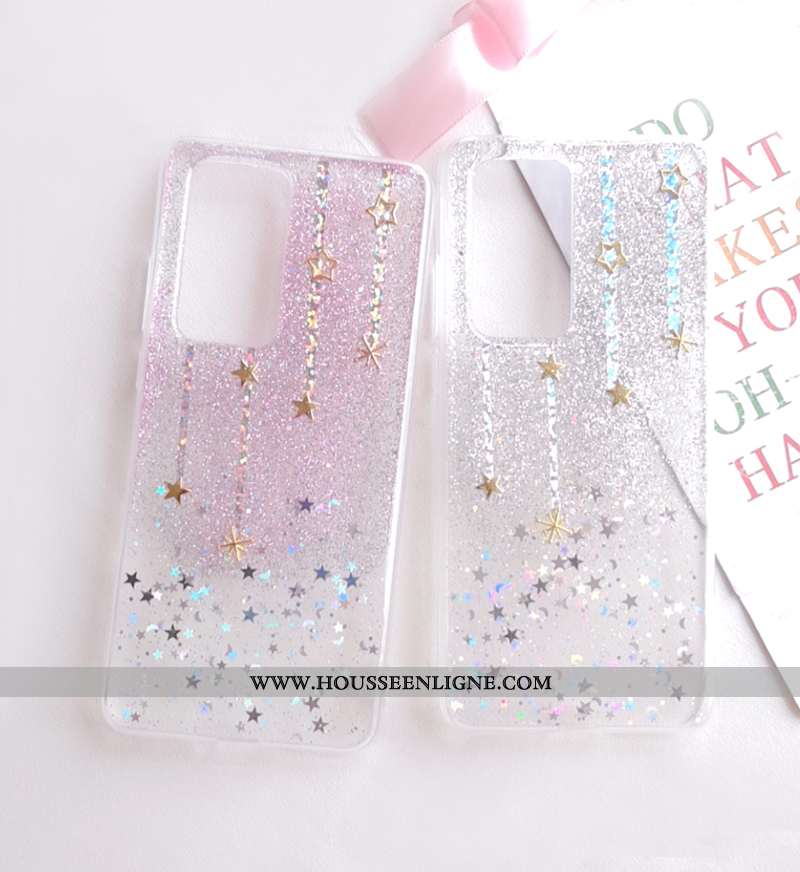 Coque Huawei P40 Pro Charmant Tendance Rêver Argent Fluide Doux Tout Compris Incassable