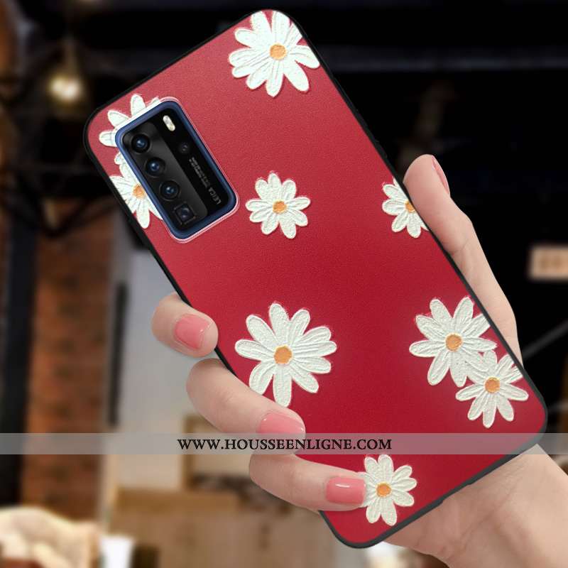 Coque Huawei P40 Pro Charmant Ultra Délavé En Daim Petit Fluide Doux Personnalité Tendance Violet