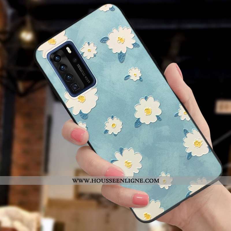 Coque Huawei P40 Pro Charmant Ultra Délavé En Daim Petit Fluide Doux Personnalité Tendance Violet