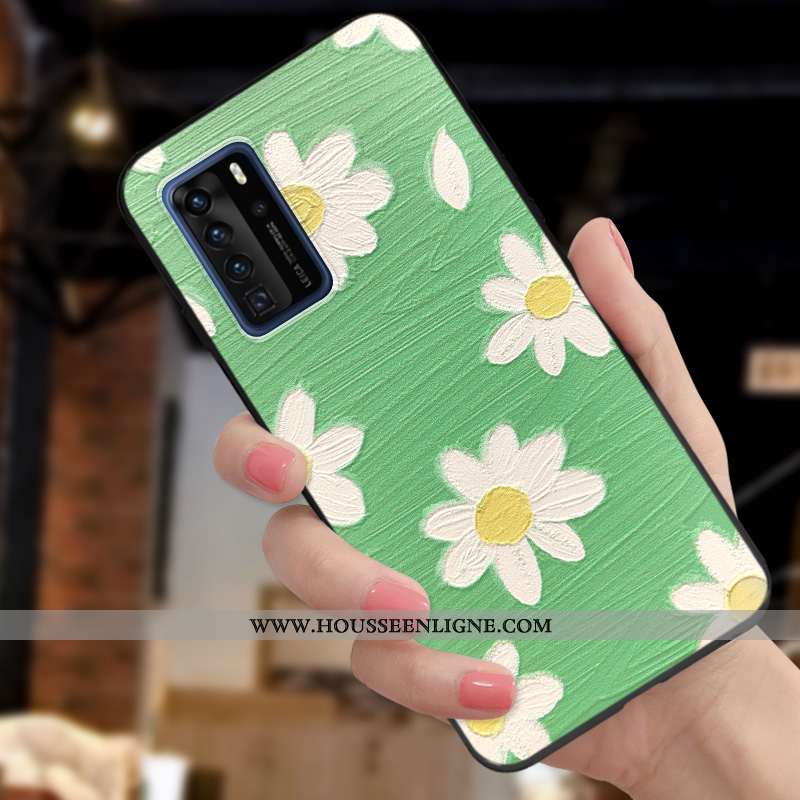 Coque Huawei P40 Pro Charmant Ultra Délavé En Daim Petit Fluide Doux Personnalité Tendance Violet