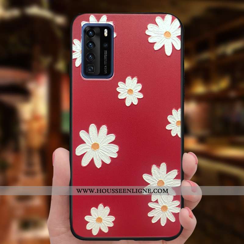 Coque Huawei P40 Pro Charmant Ultra Délavé En Daim Petit Fluide Doux Personnalité Tendance Violet
