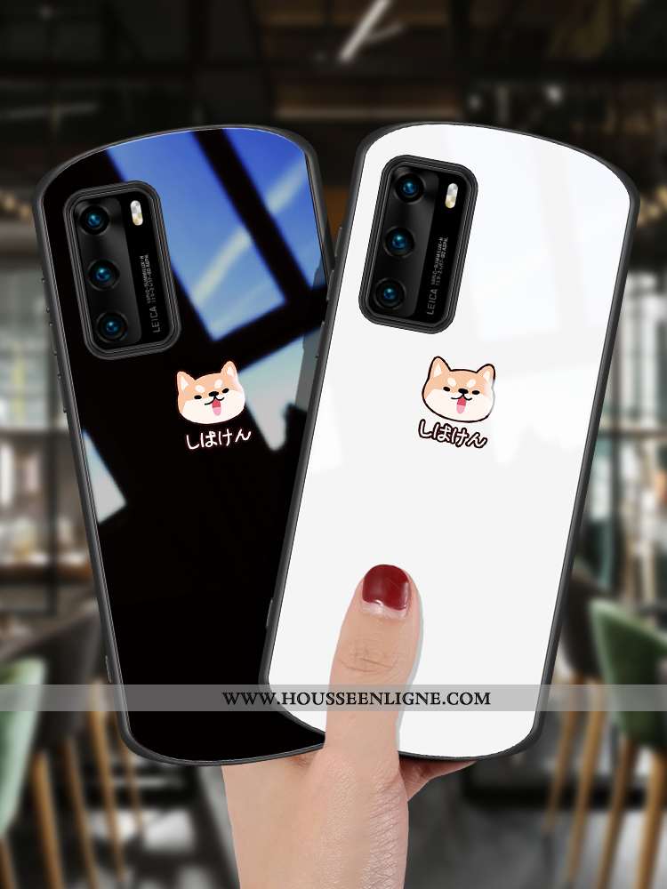 Coque Huawei P40 Pro Légère Silicone Protection Tout Compris Étui Ultra Téléphone Portable Blanche