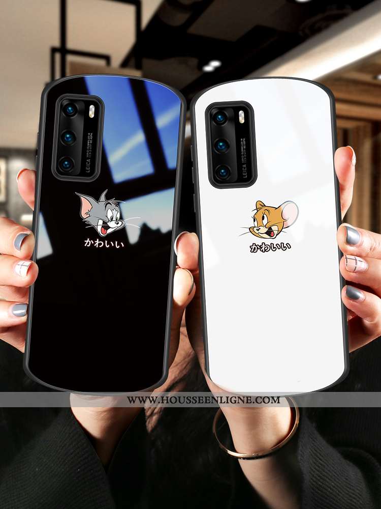 Coque Huawei P40 Pro Légère Silicone Protection Tout Compris Étui Ultra Téléphone Portable Blanche