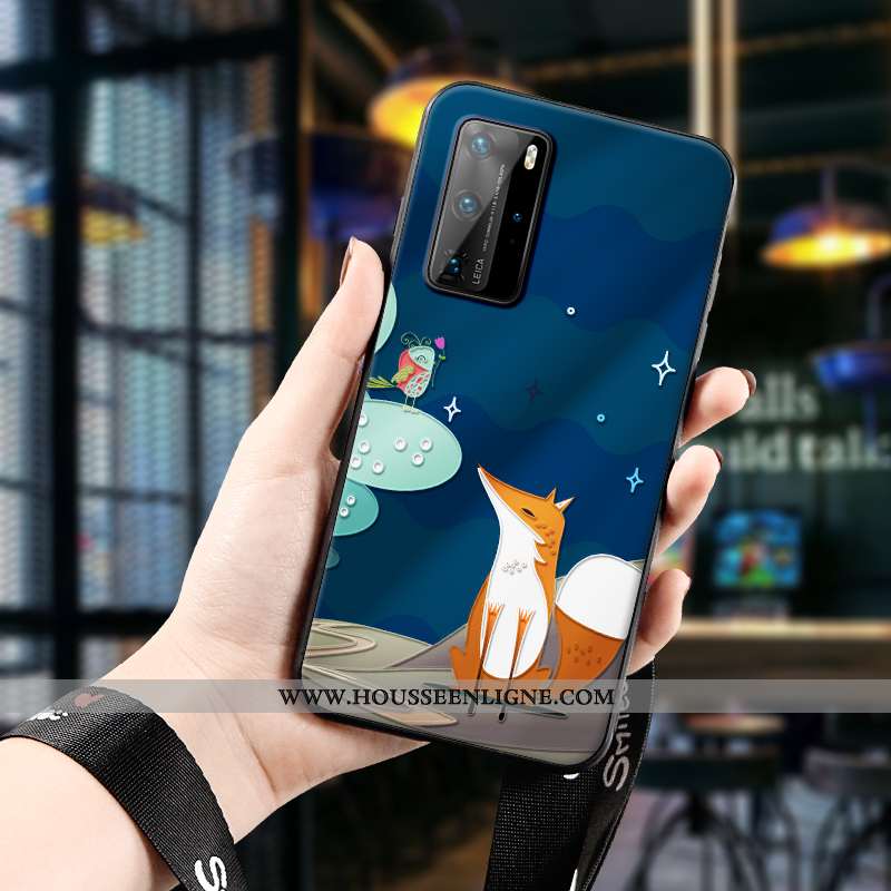 Coque Huawei P40 Pro Personnalité Créatif Légère Ultra Jaune Europe Téléphone Portable
