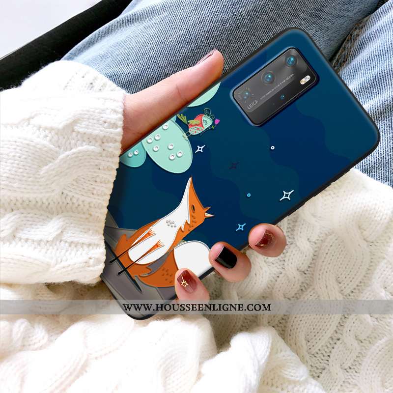 Coque Huawei P40 Pro Personnalité Créatif Légère Ultra Jaune Europe Téléphone Portable