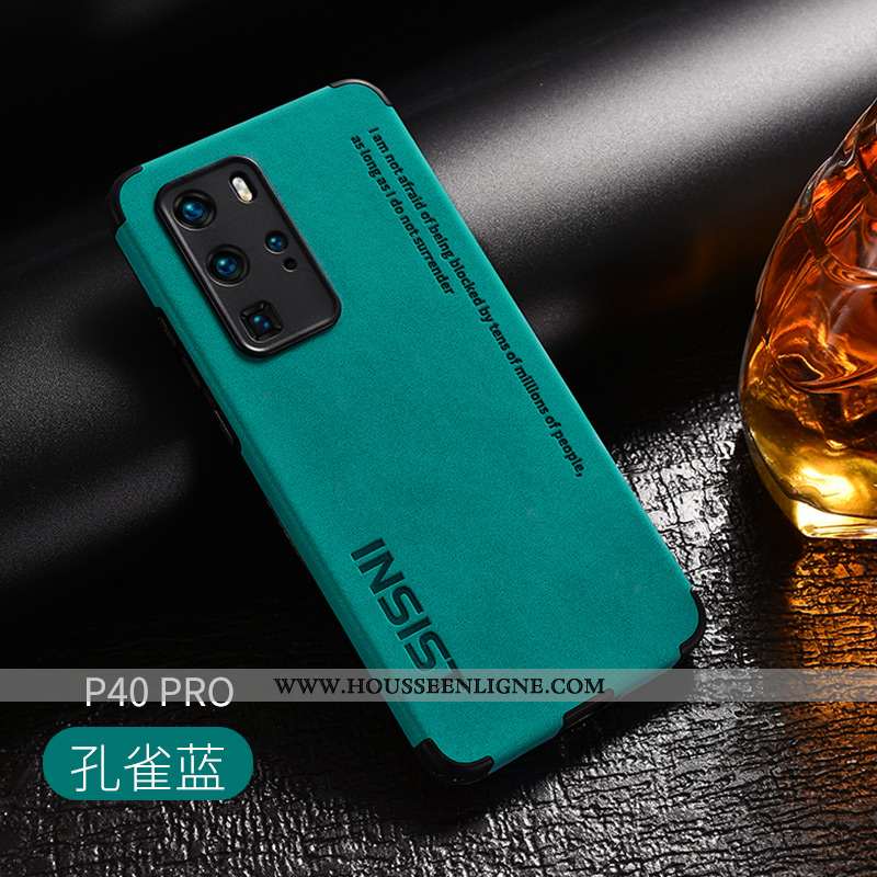 Coque Huawei P40 Pro Silicone Protection Noir Texture Créatif Délavé En Daim