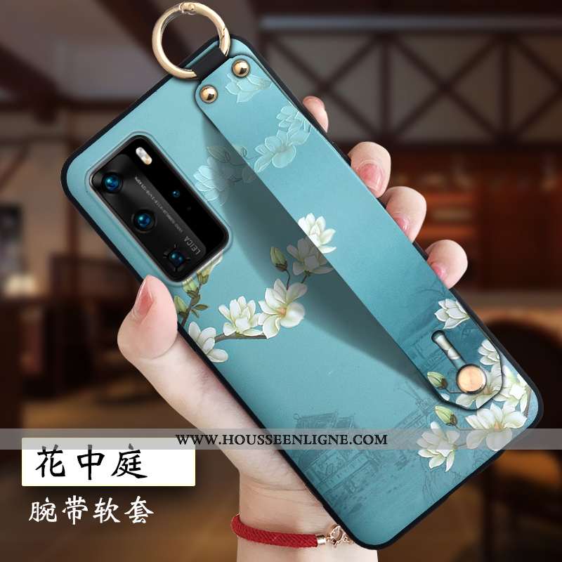 Coque Huawei P40 Pro Silicone Protection Style Chinois Personnalité Ornements Suspendus Tout Compris