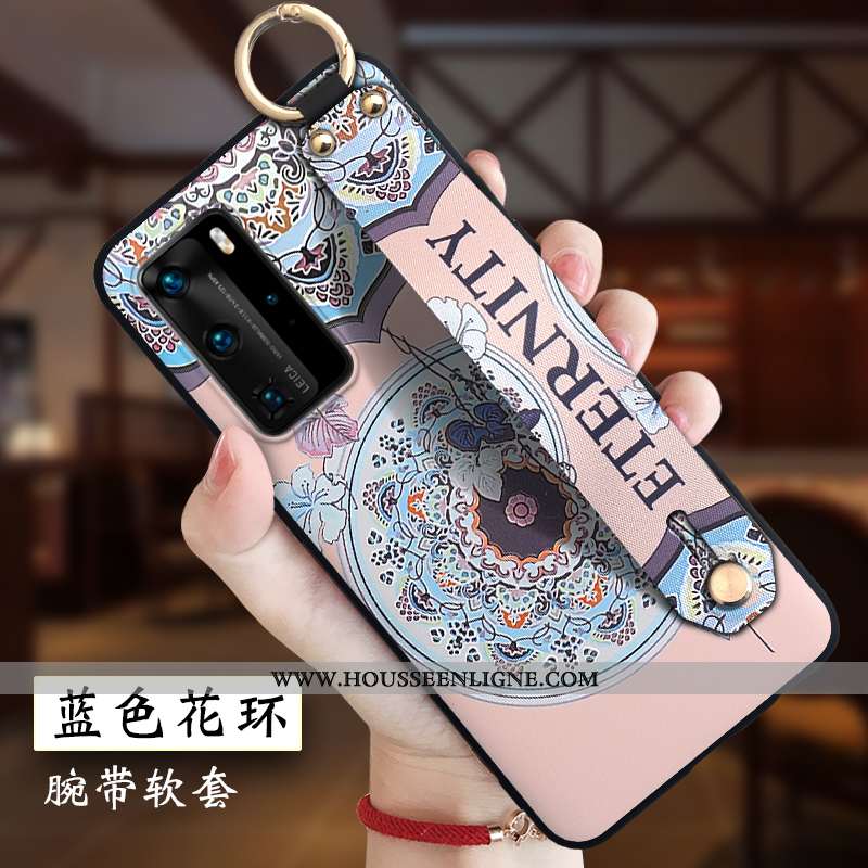 Coque Huawei P40 Pro Silicone Protection Style Chinois Personnalité Ornements Suspendus Tout Compris