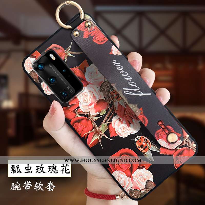 Coque Huawei P40 Pro Silicone Protection Style Chinois Personnalité Ornements Suspendus Tout Compris