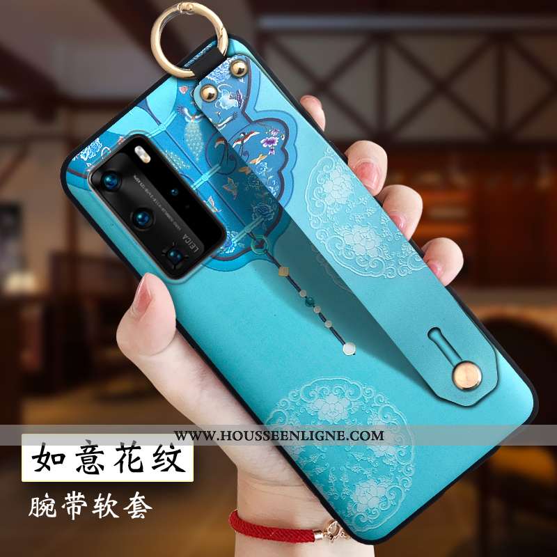 Coque Huawei P40 Pro Silicone Protection Style Chinois Personnalité Ornements Suspendus Tout Compris