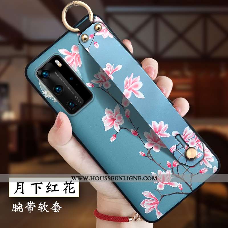 Coque Huawei P40 Pro Silicone Protection Style Chinois Personnalité Ornements Suspendus Tout Compris