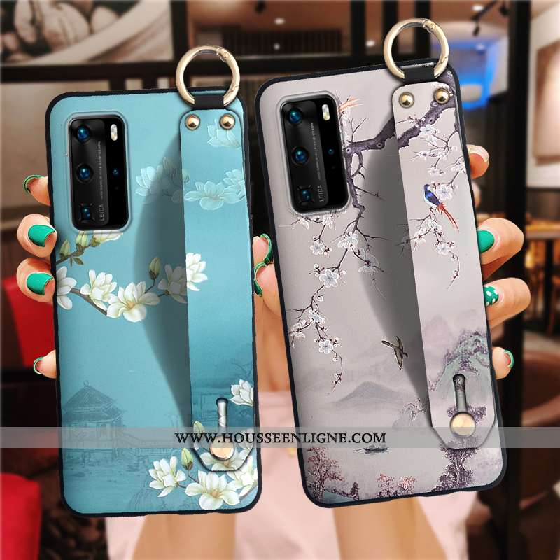 Coque Huawei P40 Pro Silicone Protection Style Chinois Personnalité Ornements Suspendus Tout Compris