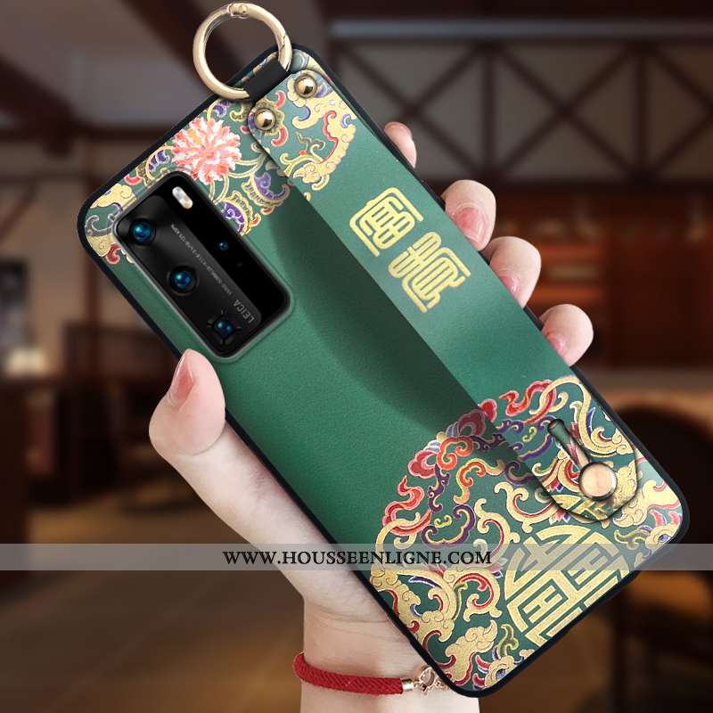 Coque Huawei P40 Pro Silicone Protection Style Chinois Personnalité Ornements Suspendus Tout Compris