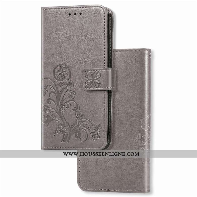 Coque Huawei Y5 2020 Cuir Fluide Doux Téléphone Portable 2020 Protection Housse Rose