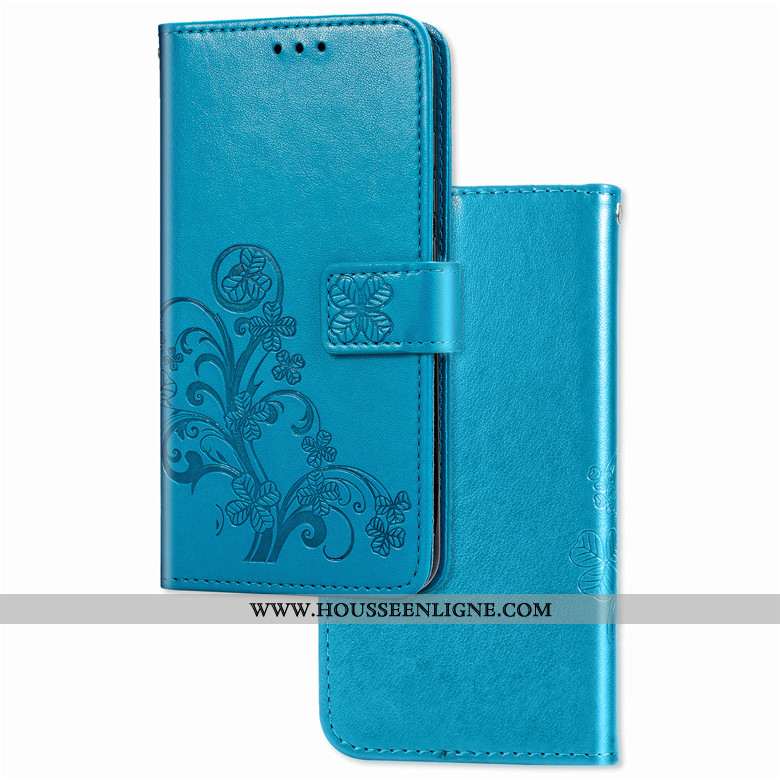 Coque Huawei Y5 2020 Cuir Fluide Doux Téléphone Portable 2020 Protection Housse Rose