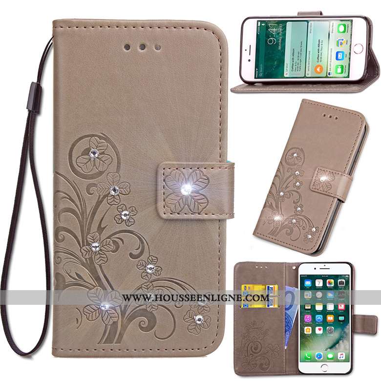 Coque Huawei Y5 2020 Cuir Fluide Doux Téléphone Portable 2020 Protection Housse Rose