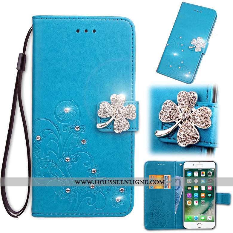 Coque Huawei Y5 2020 Cuir Fluide Doux Téléphone Portable 2020 Protection Housse Rose