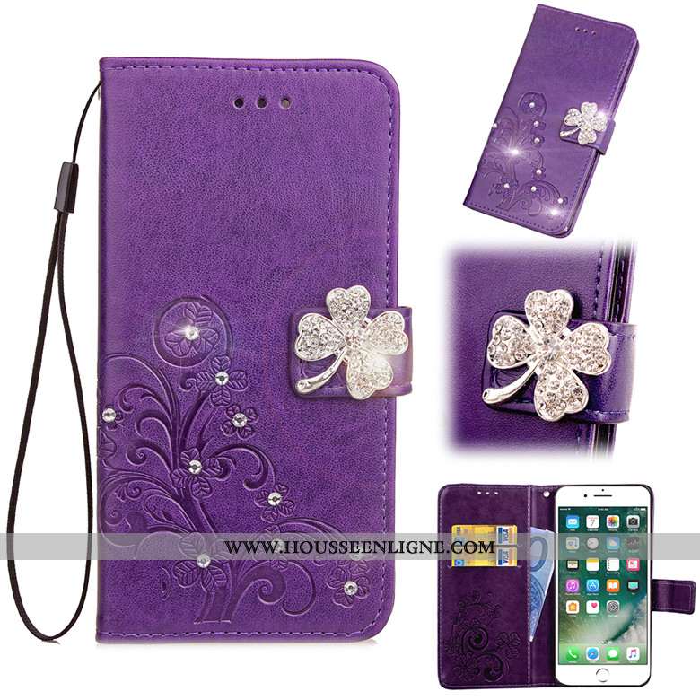 Coque Huawei Y5 2020 Cuir Fluide Doux Téléphone Portable 2020 Protection Housse Rose