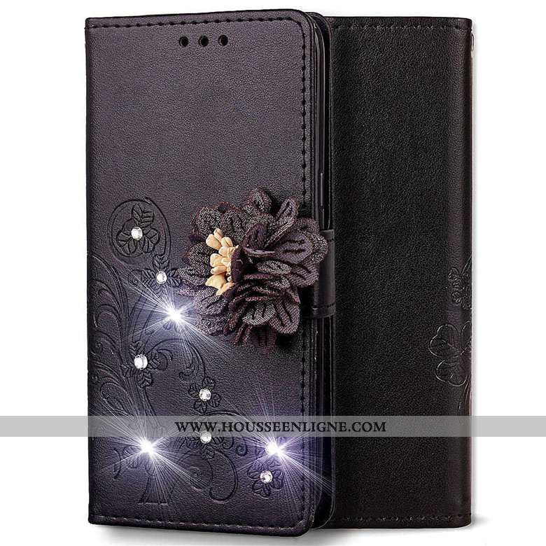 Coque Huawei Y5 2020 Cuir Fluide Doux Téléphone Portable 2020 Protection Housse Rose