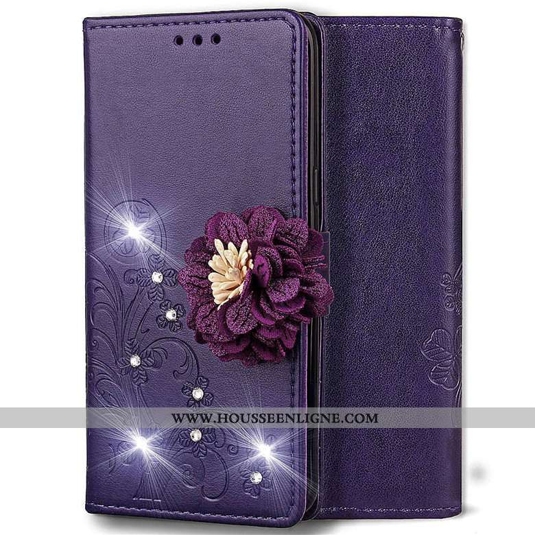 Coque Huawei Y5 2020 Cuir Fluide Doux Téléphone Portable 2020 Protection Housse Rose