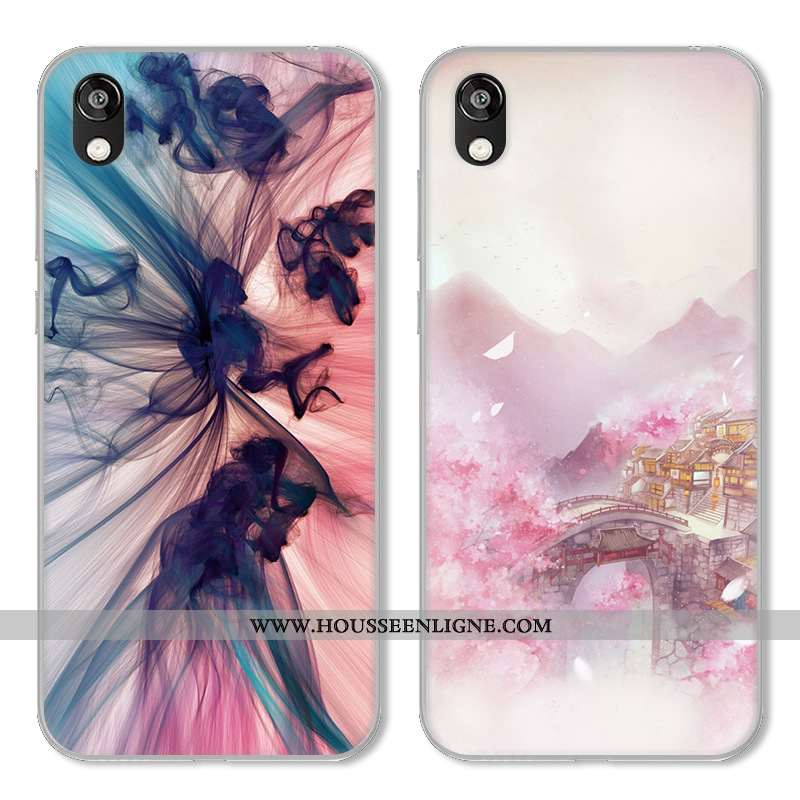 Coque Huawei Y5 2020 Fluide Doux Incassable Vent 2020 Téléphone Portable Rose Étui