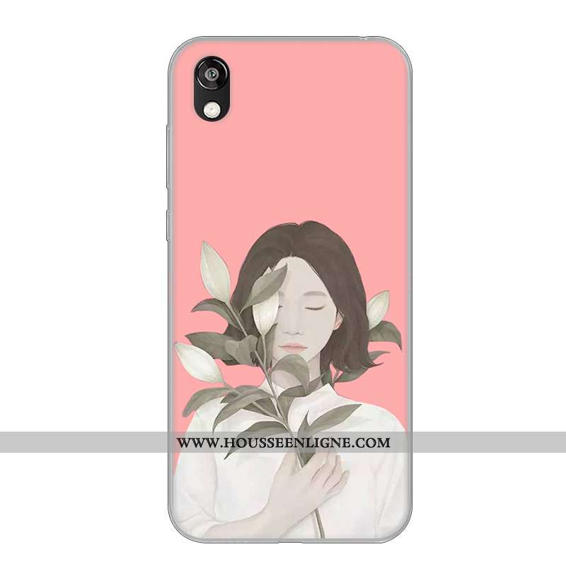 Coque Huawei Y5 2020 Fluide Doux Incassable Vent 2020 Téléphone Portable Rose Étui