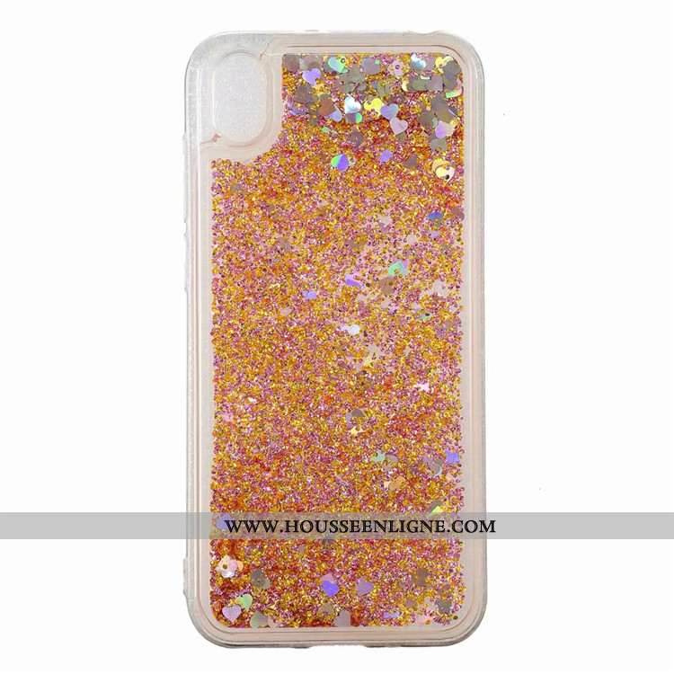 Coque Huawei Y5 2020 Tendance Mode Rose Ornements Suspendus Quicksand 2020 Créatif