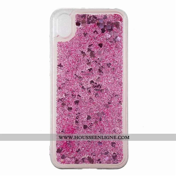 Coque Huawei Y5 2020 Tendance Mode Rose Ornements Suspendus Quicksand 2020 Créatif