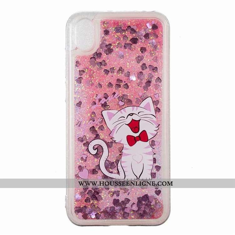 Coque Huawei Y5 2020 Tendance Mode Rose Ornements Suspendus Quicksand 2020 Créatif
