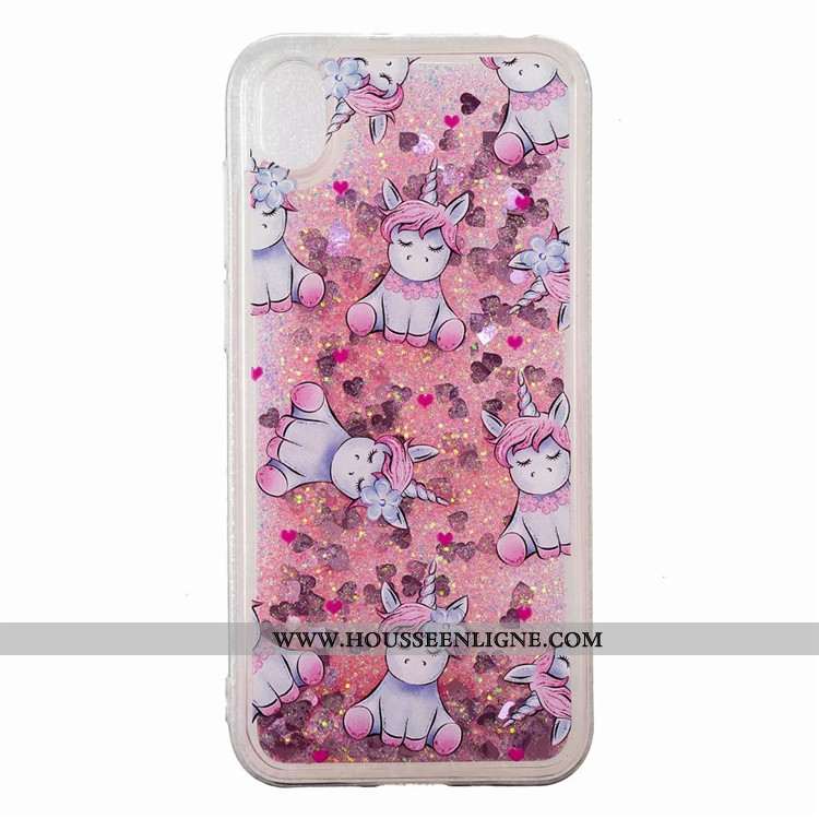 Coque Huawei Y5 2020 Tendance Mode Rose Ornements Suspendus Quicksand 2020 Créatif