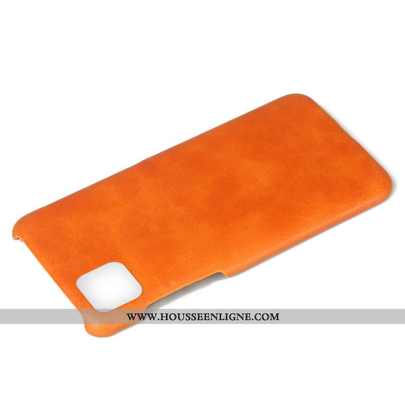 Coque Huawei Y5p Cuir Protection Téléphone Portable Difficile Étui Qualité Marron