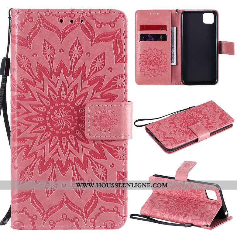 Coque Huawei Y5p Cuir Protection Téléphone Portable Étui Vert Incassable Verte