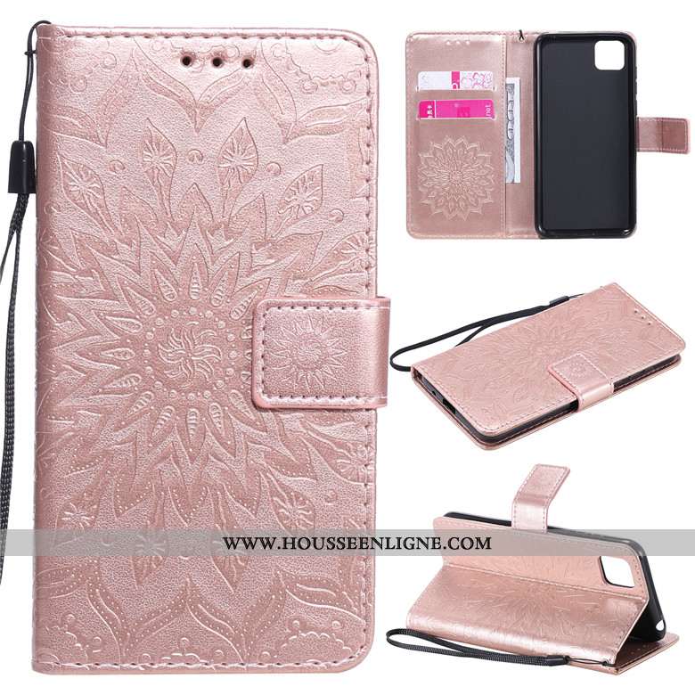 Coque Huawei Y5p Cuir Protection Téléphone Portable Étui Vert Incassable Verte