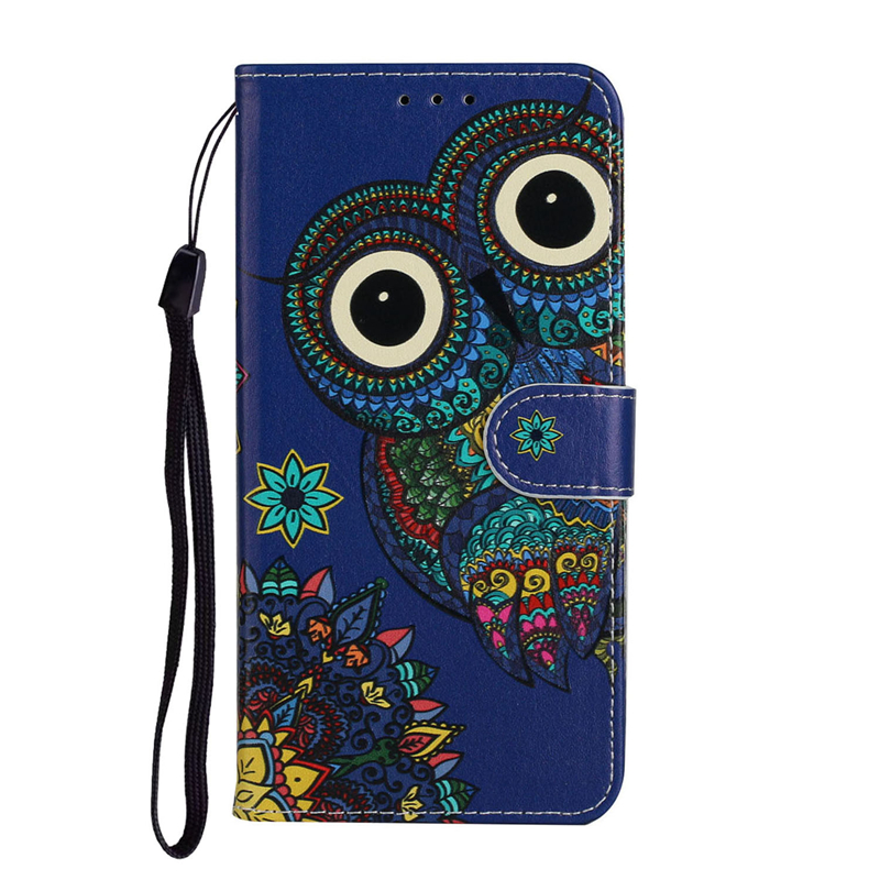 Coque Huawei Y5p Gaufrage Cuir Protection Étui Chat Bleu
