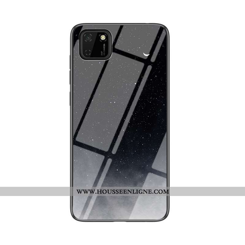 Coque Huawei Y5p Mode Protection Fluide Doux Silicone Dégradé Net Rouge Amoureux Noir